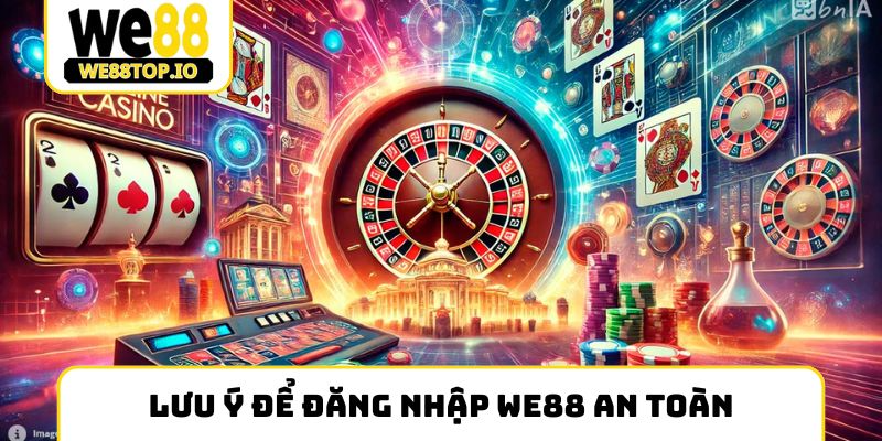 hướng dẫn đăng nhập we88 3 Lưu ý để Đăng nhập We88 an toàn